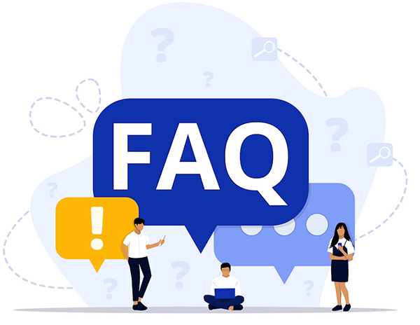 faq boy with logos